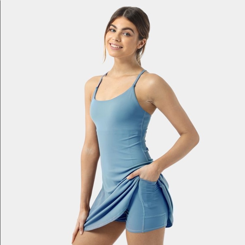 NWT exercise dress in blue